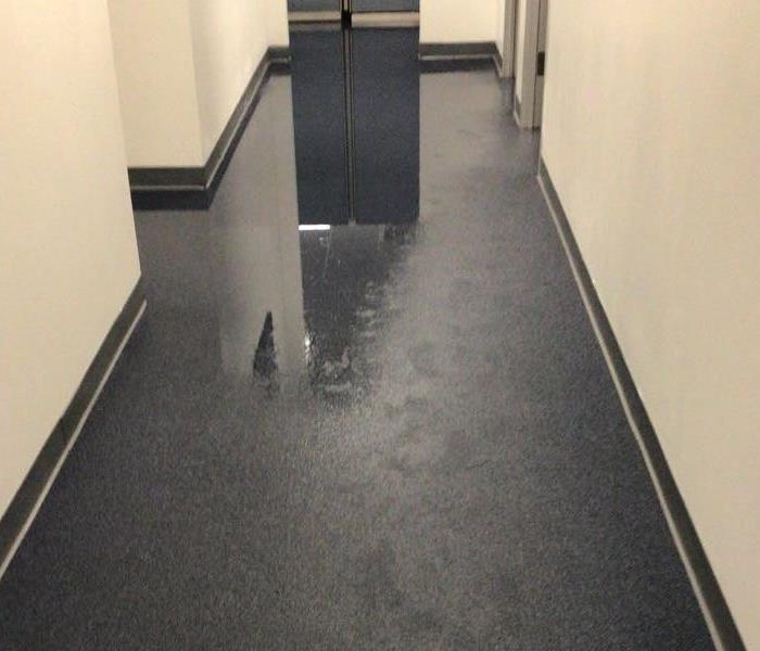 Hallway full of water